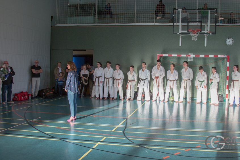 Betti Plank EKF Empfang 2017-8 Karate Vorarlberg