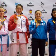 WKF Karate Weltmeisterschaft 2017 Teneriffa Silbermedaille Vizeweltmeisterin Patricia Bahledova Karate Vorarlberg Kata