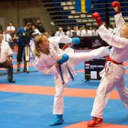 WKF Karate Weltmeisterschaft 2017 Teneriffa Viertelfinale Hanna Devigili Karate Vorarlberg Kumite