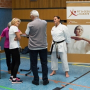 FIT & GESUND mit Karate Sport-Erlebnistag Seniorenrat Bregenz KARATE VORARLBERG Gerhard Grafoner Andrea Forster