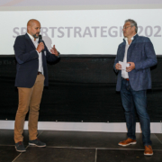 Präsentation Vorarlberger Sportstrategie 2025 mit Zertifikatsüberreichung an Sportverbände KARATE VORARLBERG Martina Rüscher Gerhard Grafoner Markus Wallner