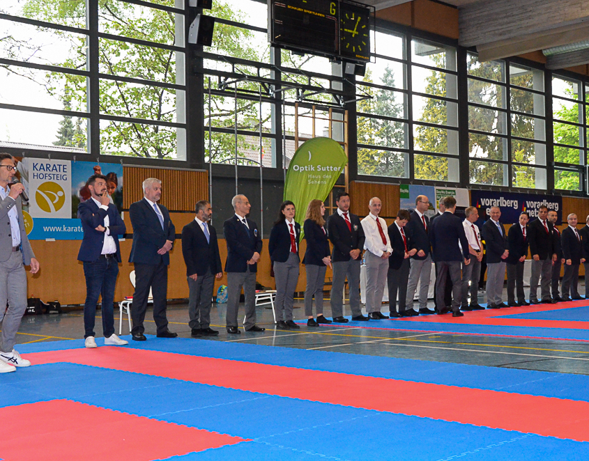 Karate Landesmeisterschaft 2022 Bregenz KARATE VORARLBERG KARATE HOFSTEIG Michael Felder Gerhard Grafoner