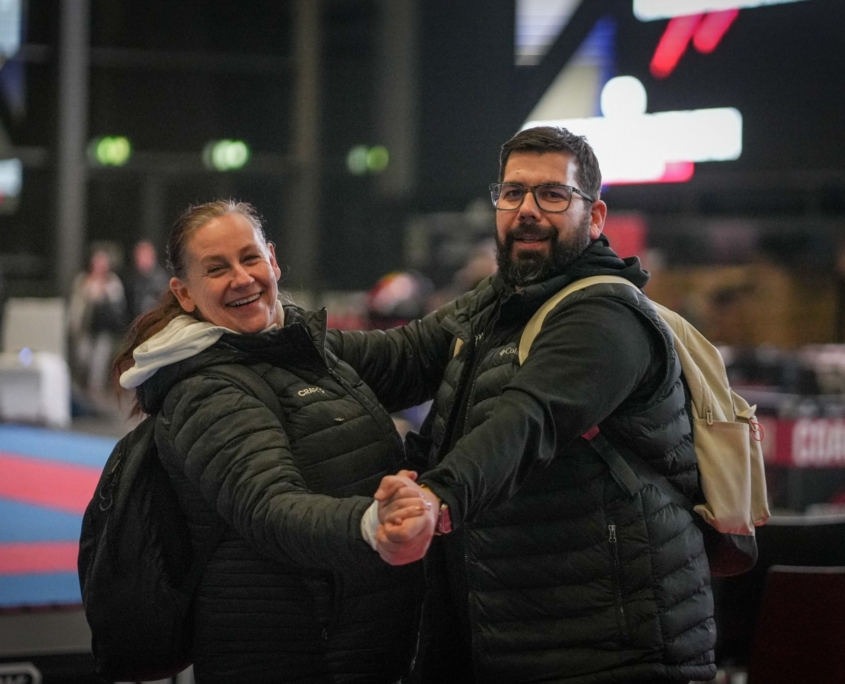 260110_KV Rhein Shiai Nürburg Jänner 2026-16 Karate Vorarlberg Athleten beim Rhein Shiai 2026 in Aktion - Julian Spiegel gewinnt Silber, Nachwuchs überzeugt international