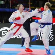 Karate Vorarlberg Athletin Hanna Devigili bei der Premier League in Rom mit starkem Auftritt gegen Olympiasiegerin und Weltklasse Konkurrenz