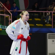 Karate Vorarlberg Athletin Hanna Devigili bei der Premier League in Rom mit starkem Auftritt gegen Olympiasiegerin und Weltklasse Konkurrenz