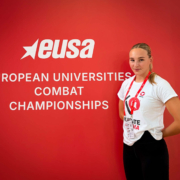 Hanna Devigili gewinnt Studenten EM Gold im Karate
