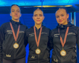 Ida Schwendinger, Julia Jochum und Lilly Coik mit Bronze im Kata Team bei den Croatian Open 2026